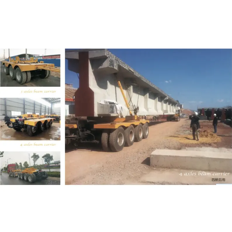 12.4m III-axis Flatbed semi Trailer