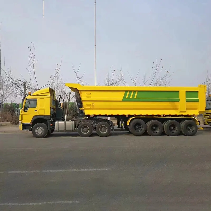 Quid sunt usus et lineamenta Dump Semi Trailer?