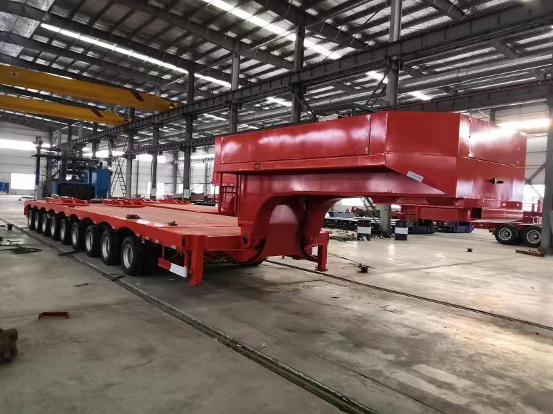 Multi Axes Trailer confecta est productio et inspicietur ab emptore nostro Africae