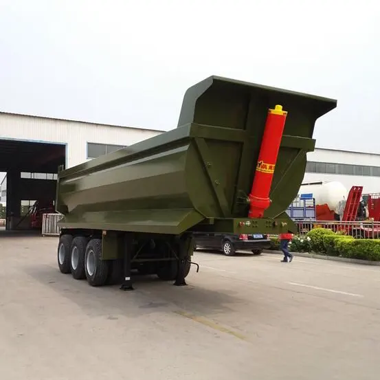 III axes Dumper Semi trailer cum High tensile Steel