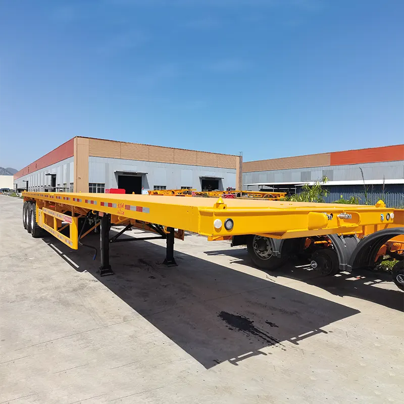 30ft II axis flatbed semi sex cum FUWA 13T axem