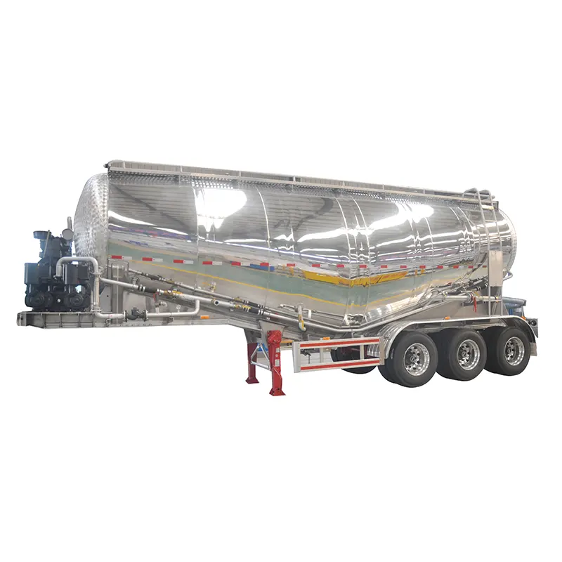 40cbm molem Coement Tanker Semi Trailer cum 42kw Power System