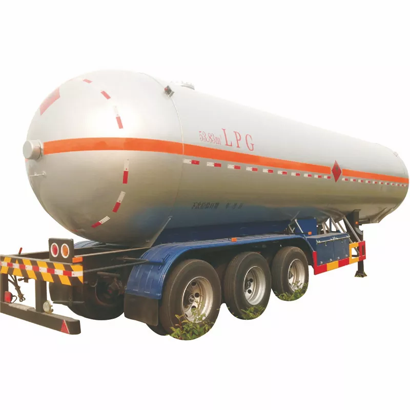 50cbm 3 Axles Lpg Tank Semitrailer cum 50cbm Capacitas Fuwa Axem