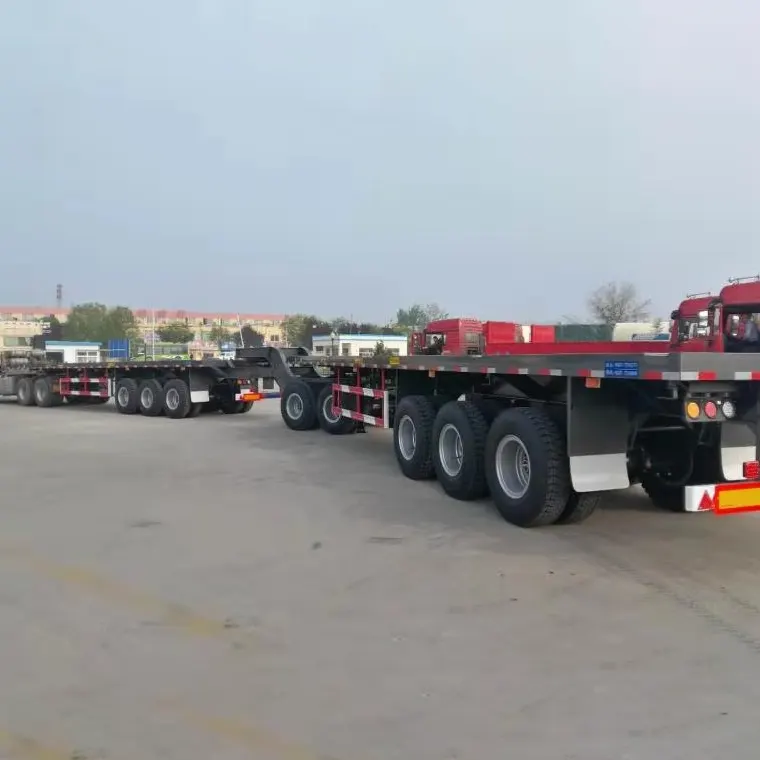 Trailer cum sidings Flatbed Drawbar