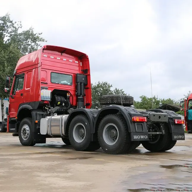 Sinotruk Howo 10 Wheelers 6 * 4 Truck Tractor cum Euro 2 Euro 4 371hp 380hp 420hp